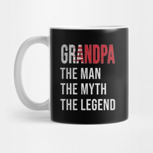 Grand Father Bahraini Grandpa The Man The Myth The Legend - Gift for Bahraini Dad With Roots From  Bahrain Mug